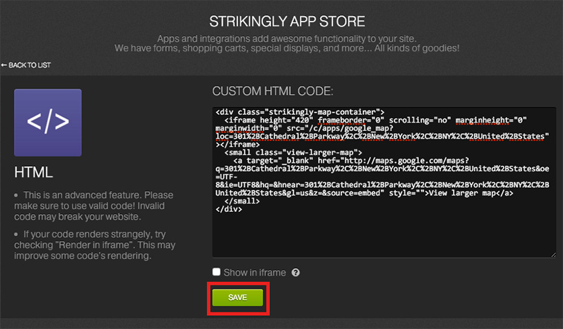 strikingly accessible website design