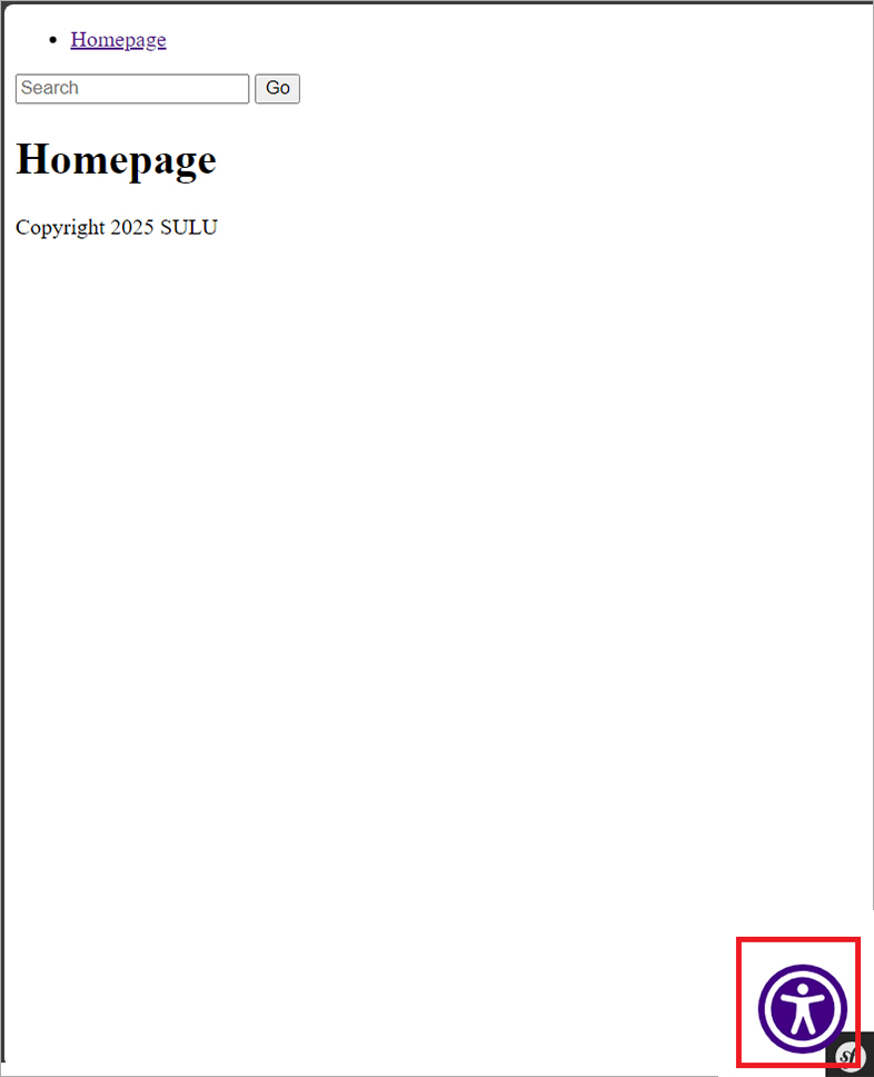sulu ada website accessibility