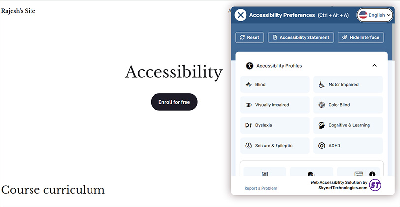 ada wcag accessibility integration