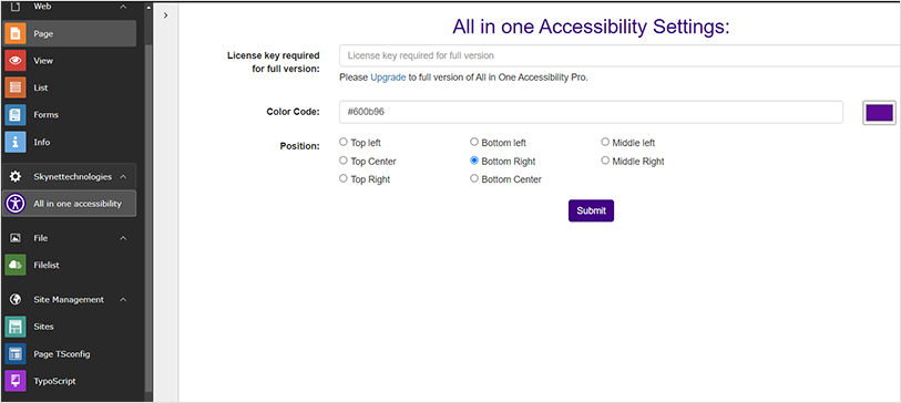 typo3 all in one accessibility