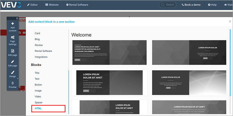 vevs wcag web accessibility