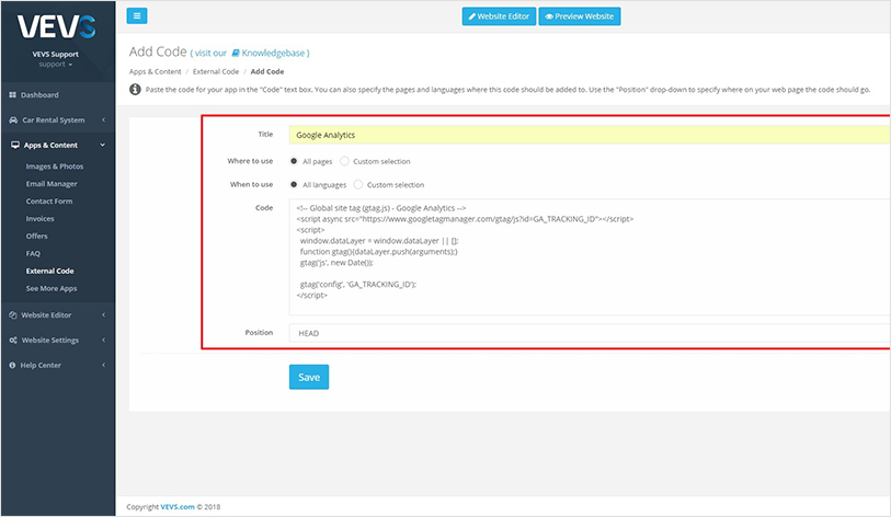 vevs website accessibility remediation