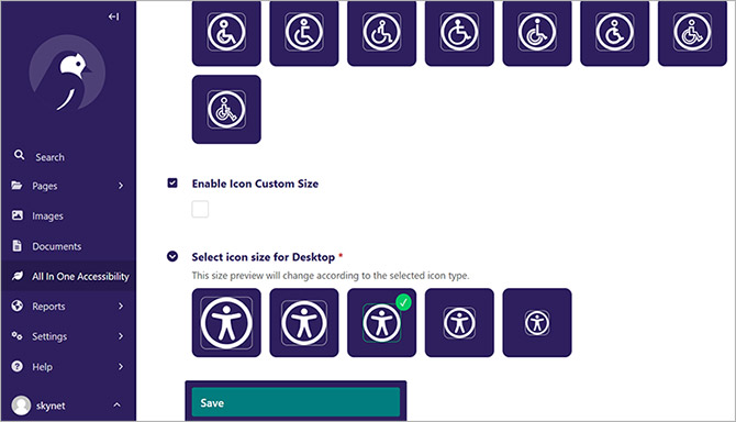 Wagtail web accessibility widget installation