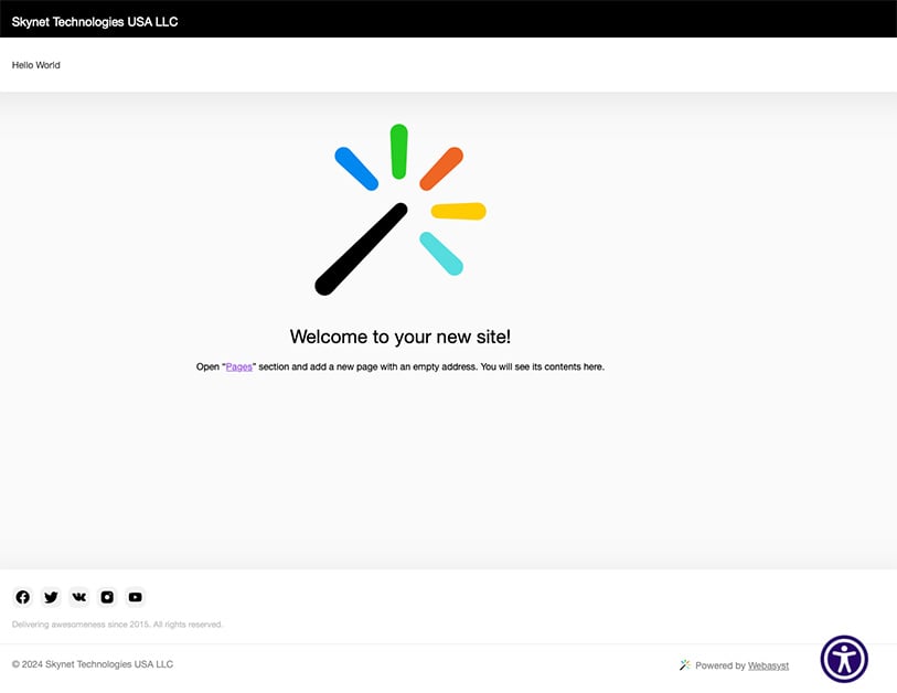 accessible webasyst accessible website design