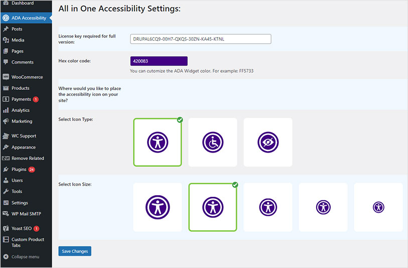 WooCommerce MultiStore Accessibility