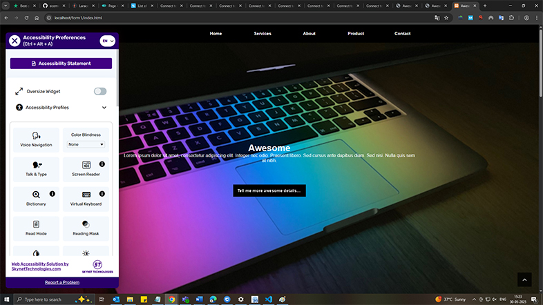 accessible wysiwyg accessible website design