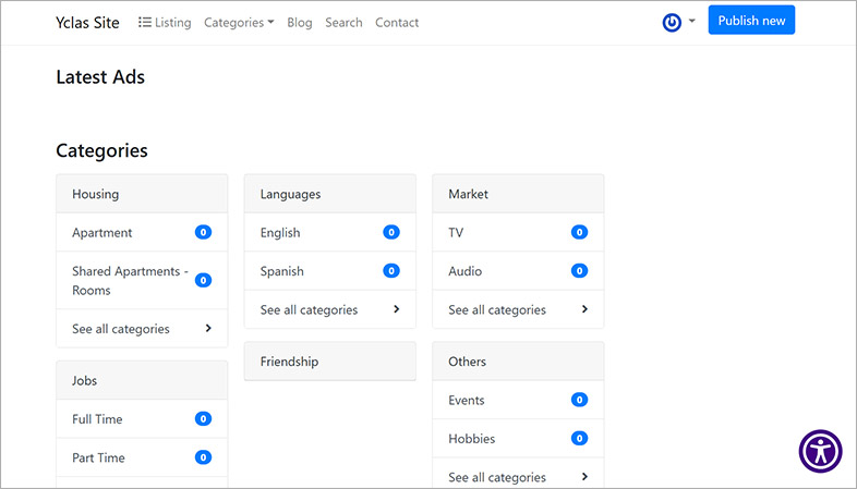 yclas wcag web accessibility