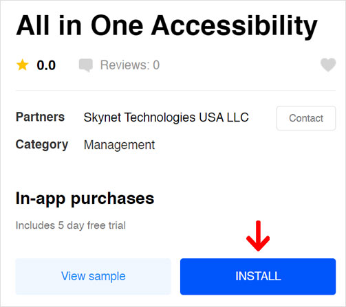 Cafe24 Accessibility Widget