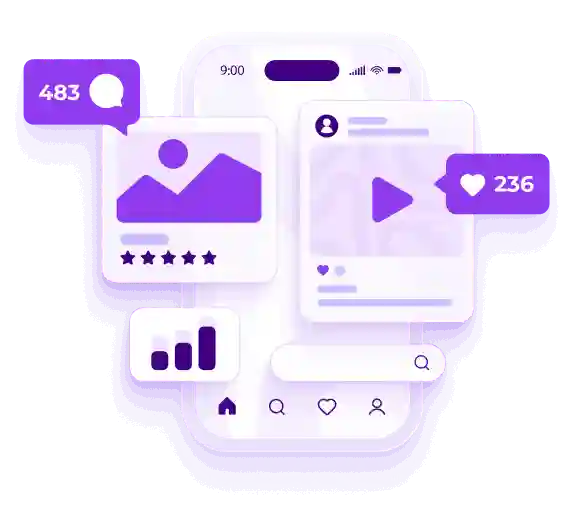 Social media marketing team