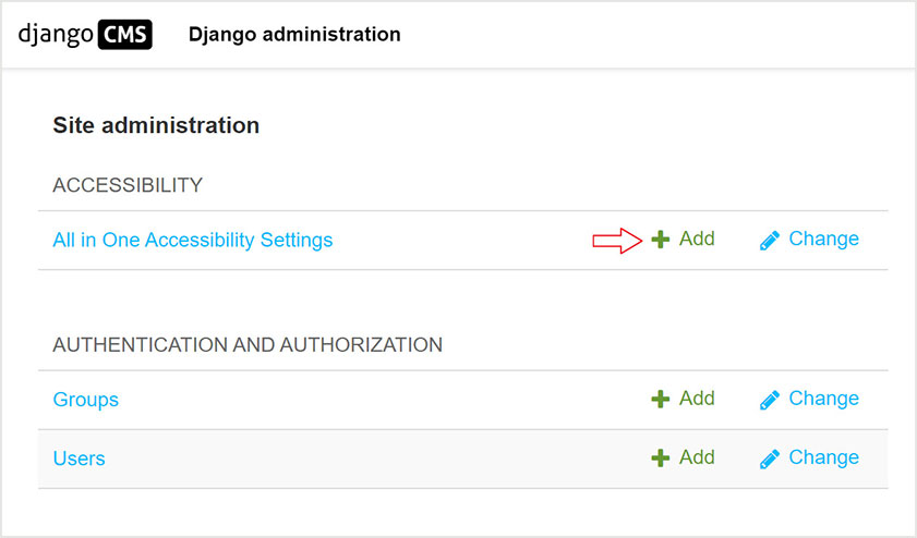django cms website accessibility remediation