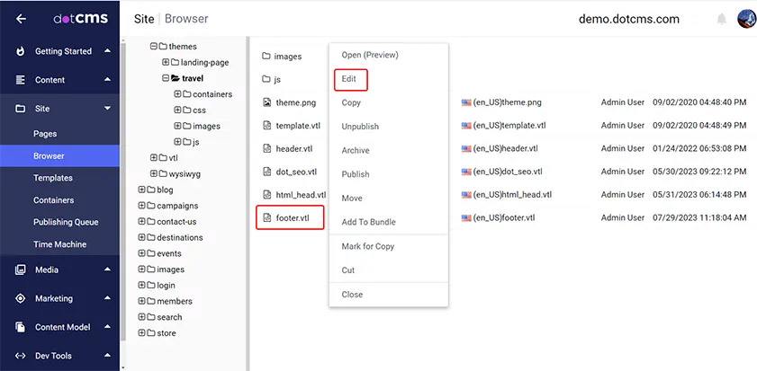 dot cms ada website accessibility