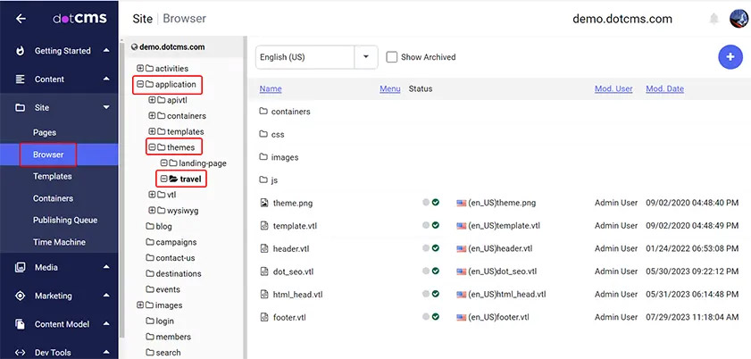 dot cms wcag web accessibility