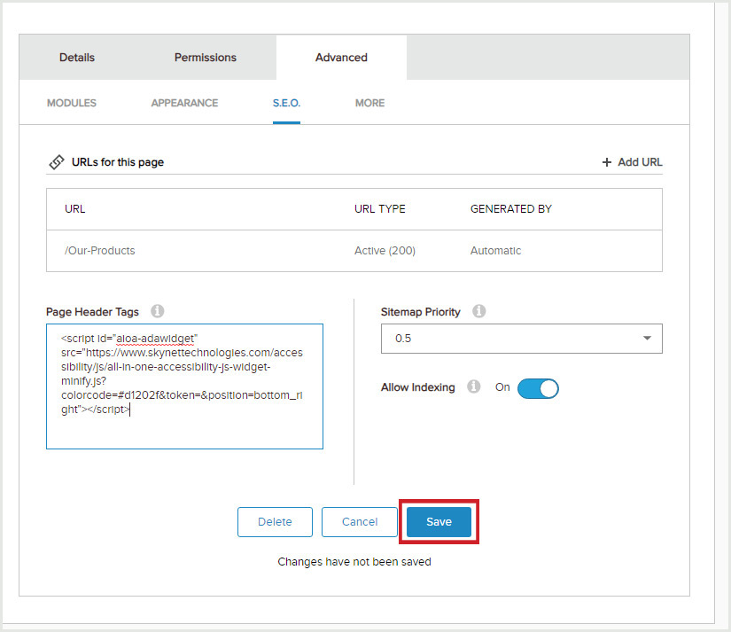 dotnetnuke ada website accessibility