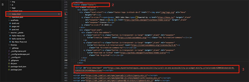 hexo wcag web accessibility