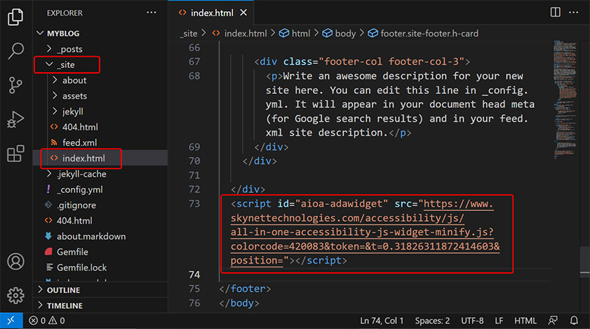 jekyll wcag web accessibility