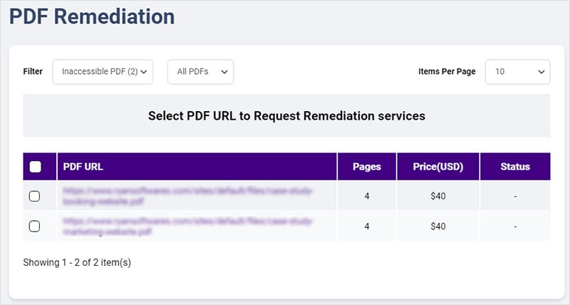 All in One Accessibility PDF Document Remediation