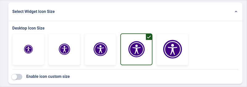 web accessibility widget icon