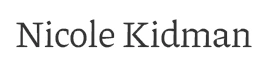 nicolekidman Logo