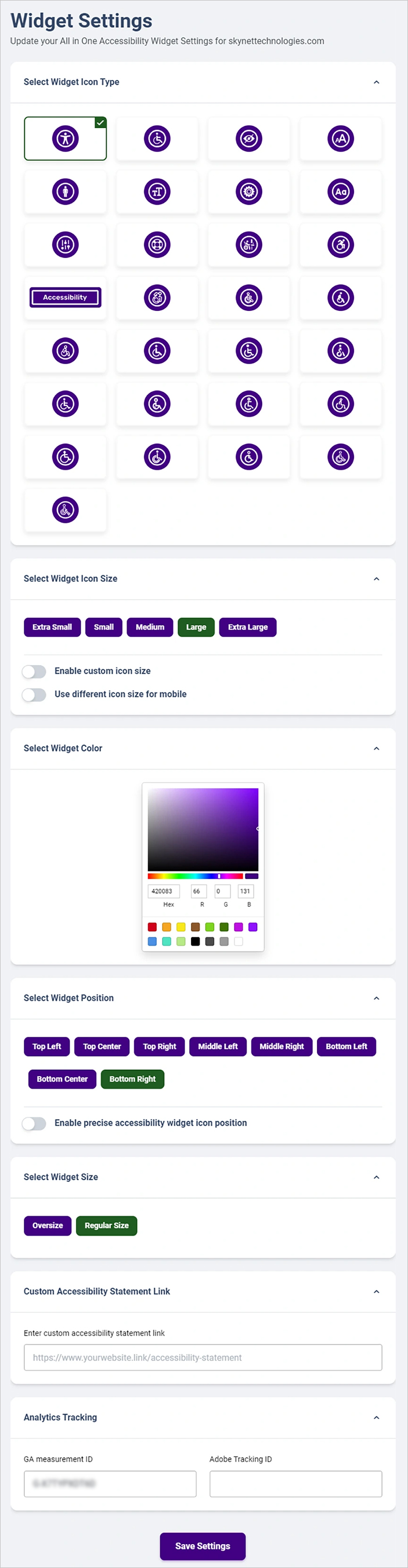 ada wcag accessibility integration