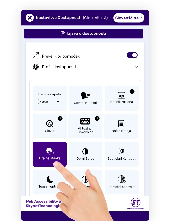 slovenian accessibilitywidget