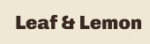 leaf & lemon theme logo