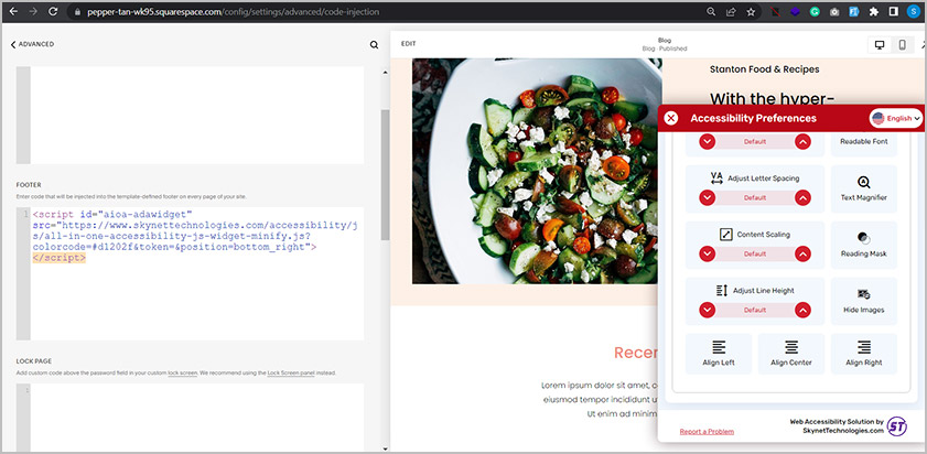 Adding Code Before Closing Body Tag