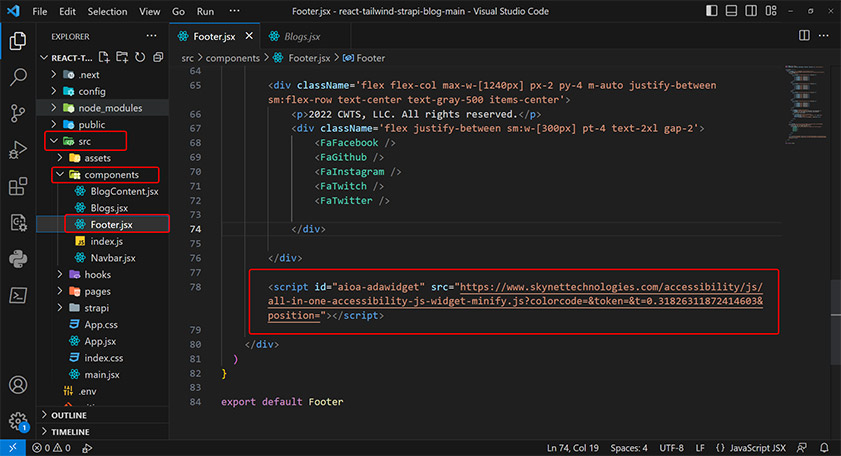 strapi wcag web accessibility