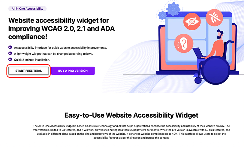 website wcag accessibility