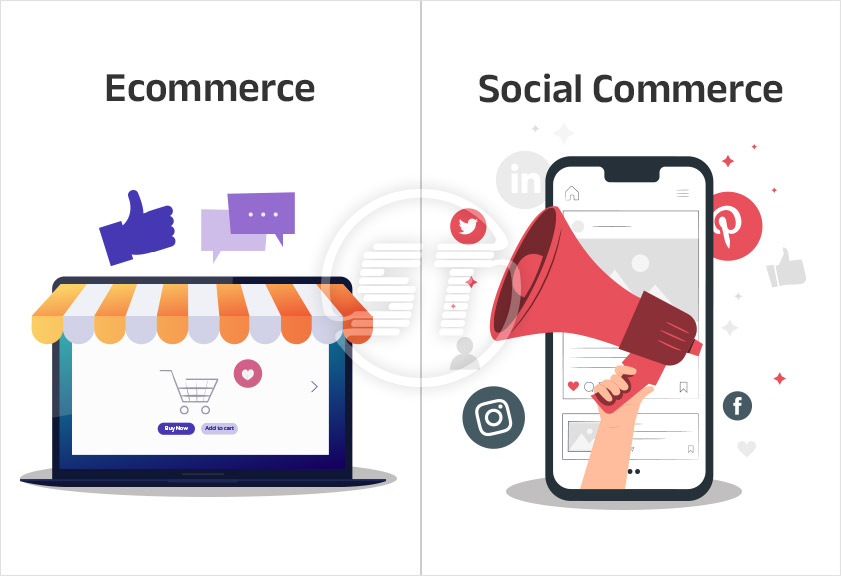 Difference between Social Commerce and ECommerce