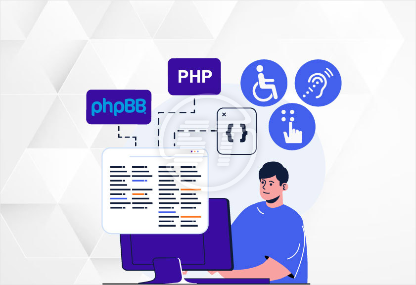 phpbb web accessibility widget