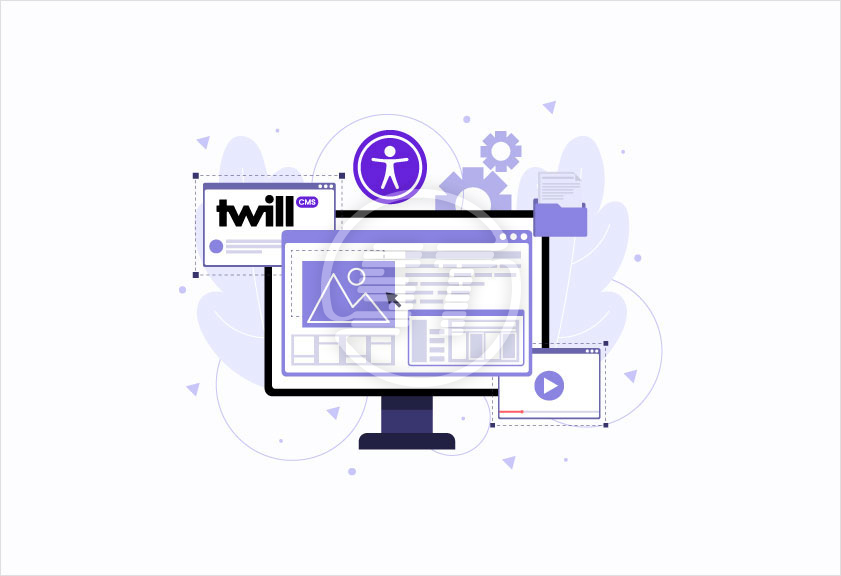 Twill CMS web accessibility widget