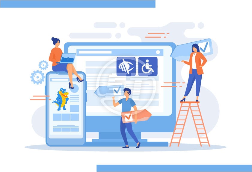 Hostgator web accessibility widget
