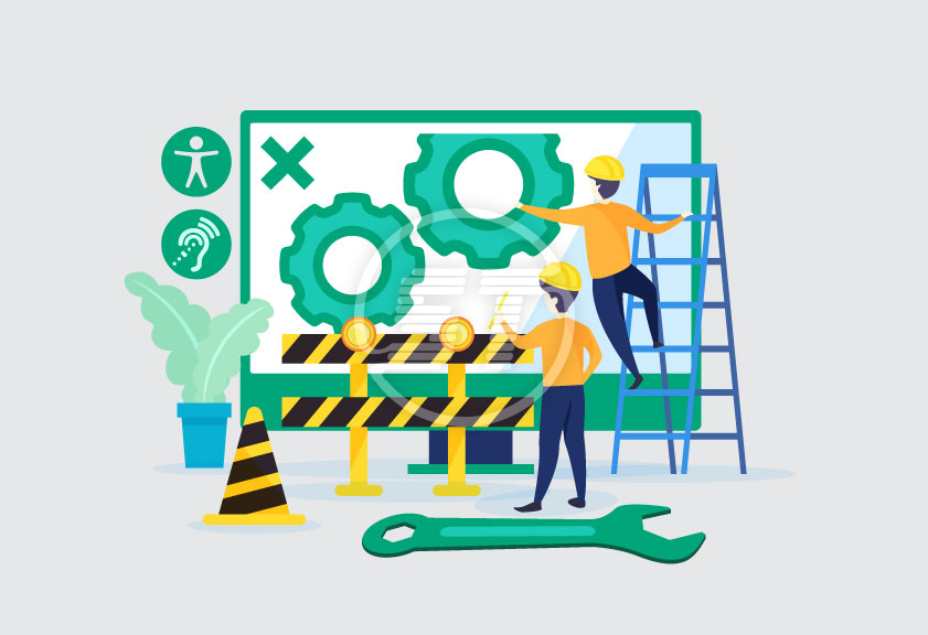 Pixel web accessibility widget