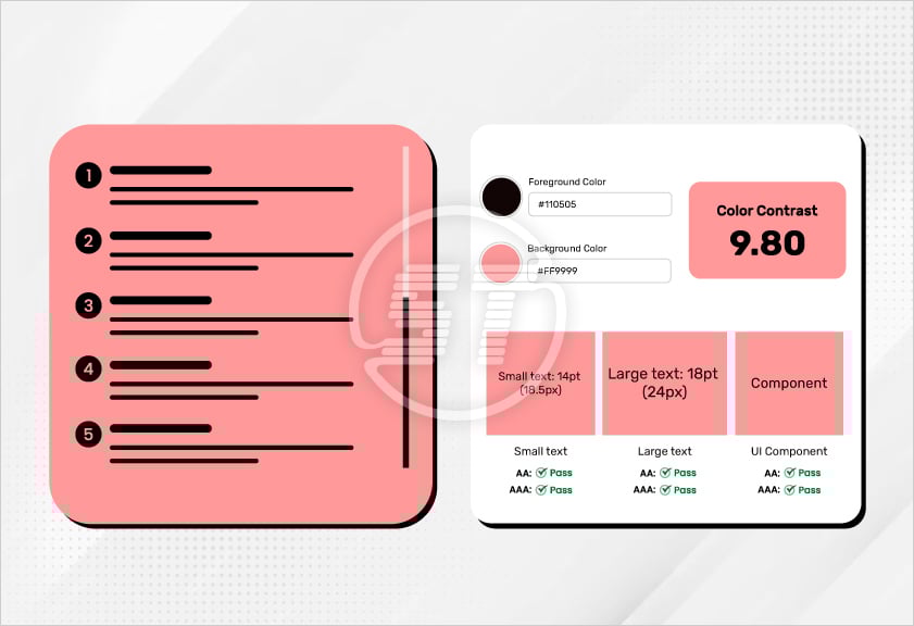 WCAG Color Contrast Checker Tools