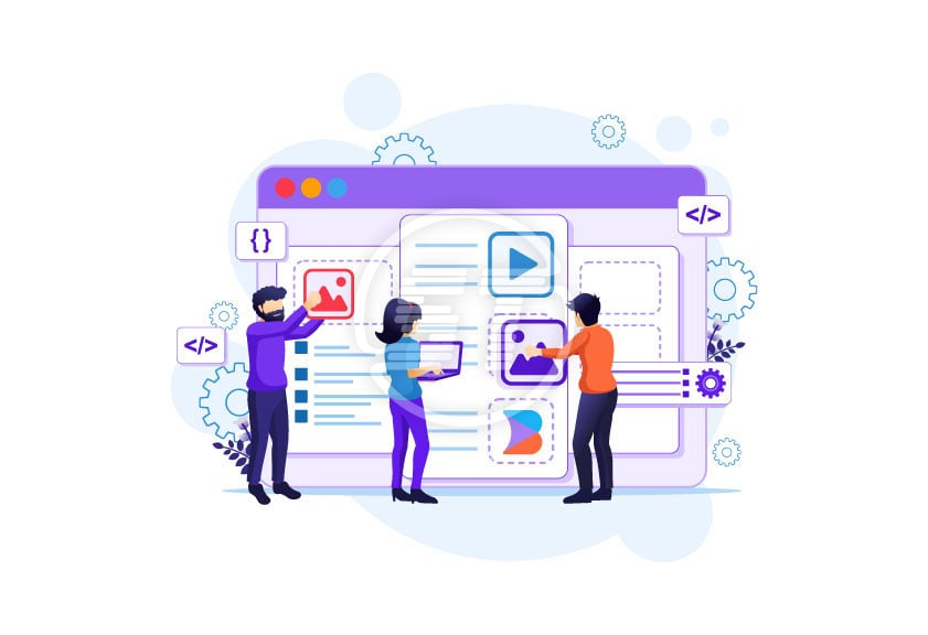 Builder CMS web accessibility widget