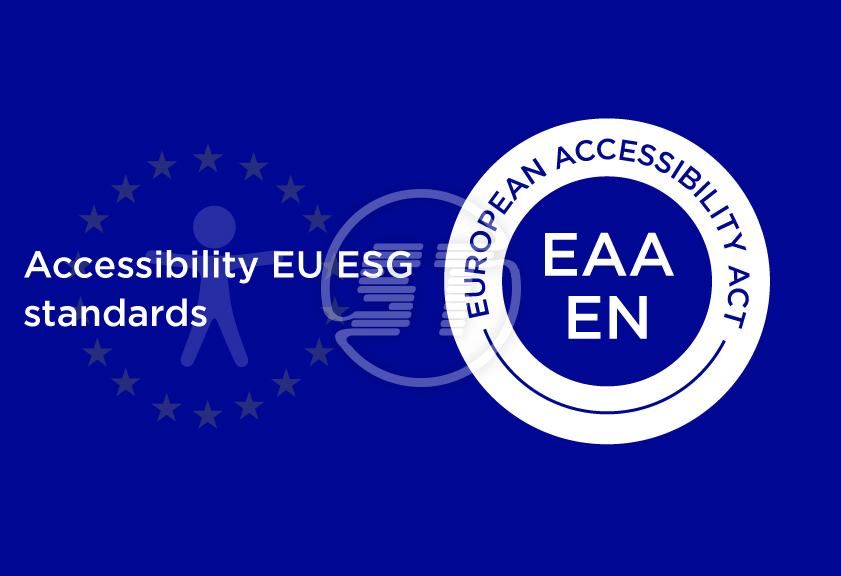 Accessibility EU ESG standards