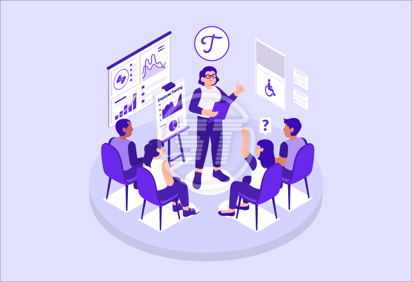 Trainual web accessibility widget