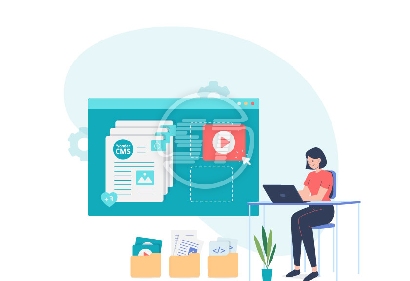 WonderCMS web accessibility widget