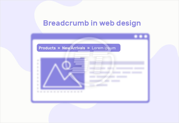 breadcrumb in web design