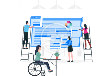 Alboom web accessibility widget