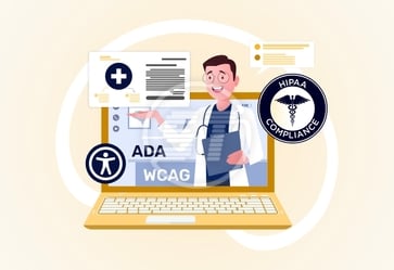 HIPAA ADA WCAG medical web design