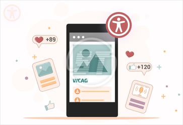 Social media graphics accessibility